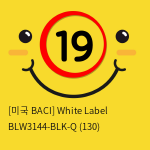 [미국 BACI] White Label BLW3144-BLK-Q (130)