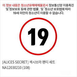 [ALICES SECRET] 섹시브라 팬티 세트 NA12030210 (108)