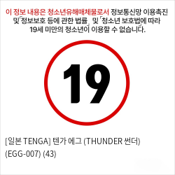 [일본 TENGA] 텐가 에그 (THUNDER 썬더) (EGG-007) (43)