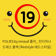 FOLIES by renaud 폴리_ 인디아나 드레스 블랙 [Redstyle 레드스타일]